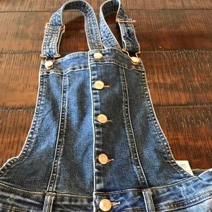 Guess brand slim overalls